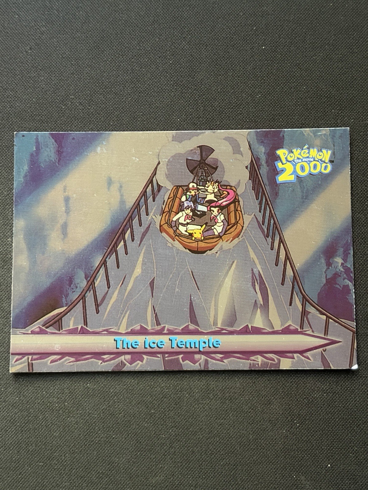 2000 Topps Pokemon the Movie #51 The Ice Temple Silver Foil