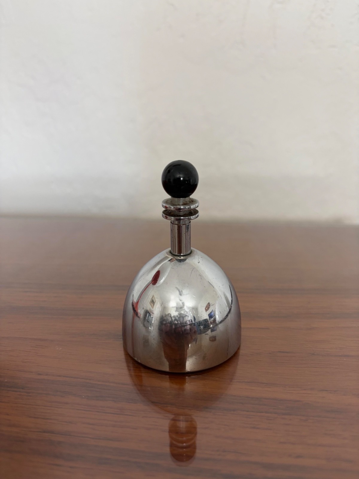 Vintage 1930\'s Chase Art Deco Ming Table Bell Chrome Bakelite Gerth