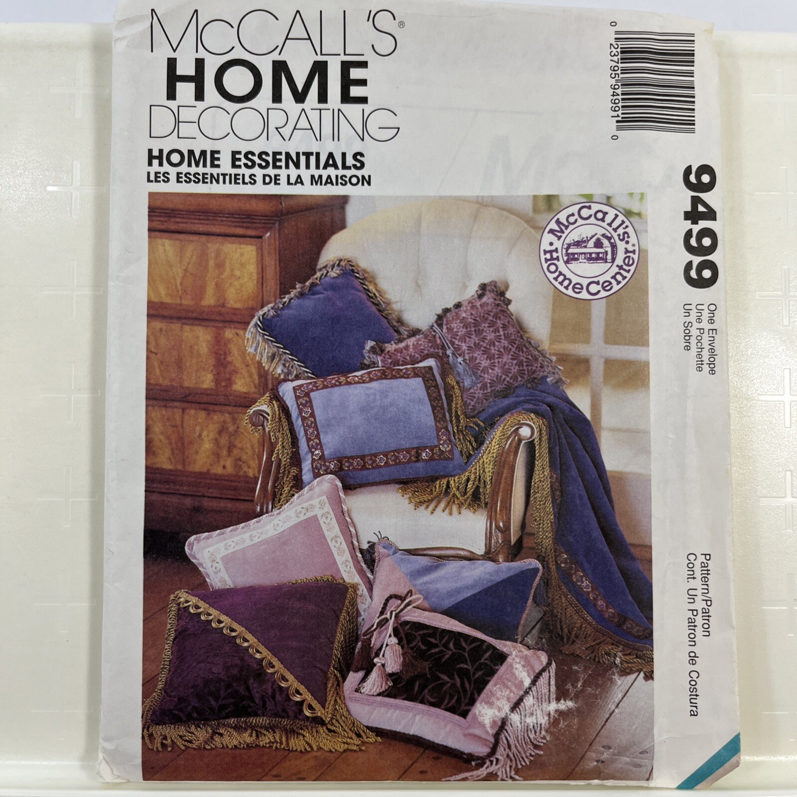 1998 McCall\'s 9499 Home Essentials Vintage Sewing Pattern