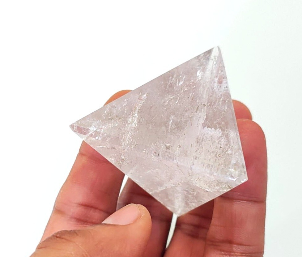 Big 6 Inch tetrahedron chakra healing reiki crystal quartz stone sacred geometry Big 6 Inch tetrahedron chakra healing reiki crystal quartz stone sacred geometry
