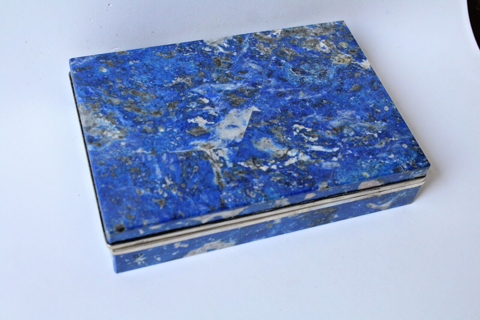 Box - Lapis Lazuli 34.92 oz 1.57x6.89x4.72 inches Broken hinge