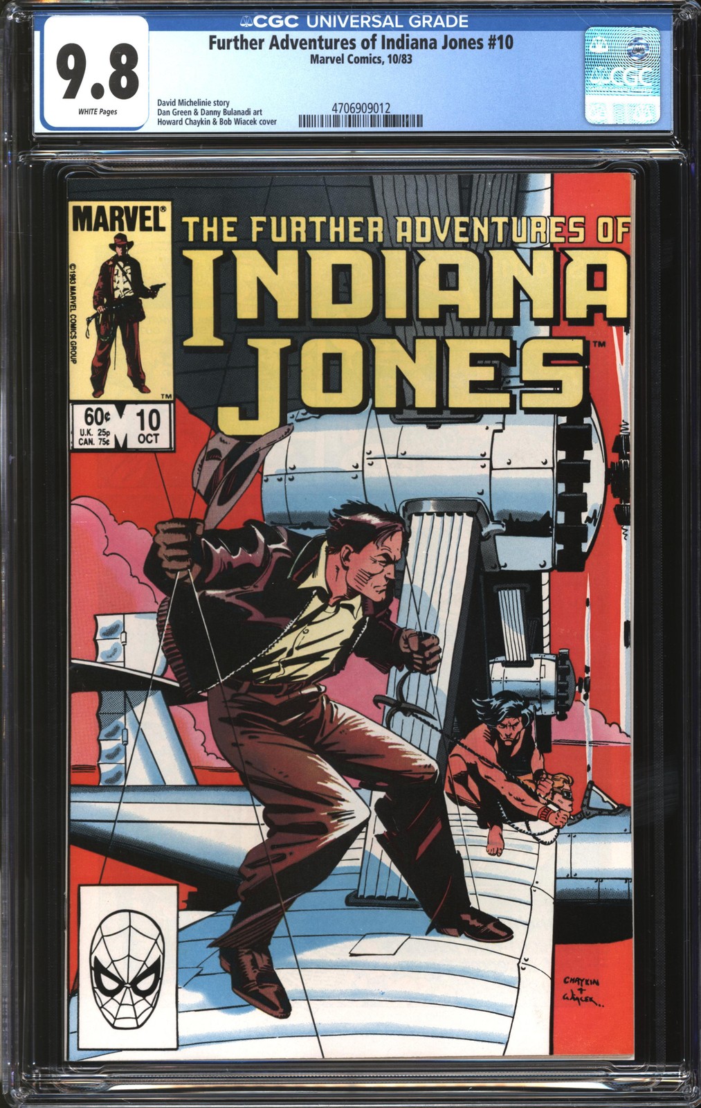 Further Adventures Of Indiana Jones (1983) #10 CGC 9.8 NM/MT
