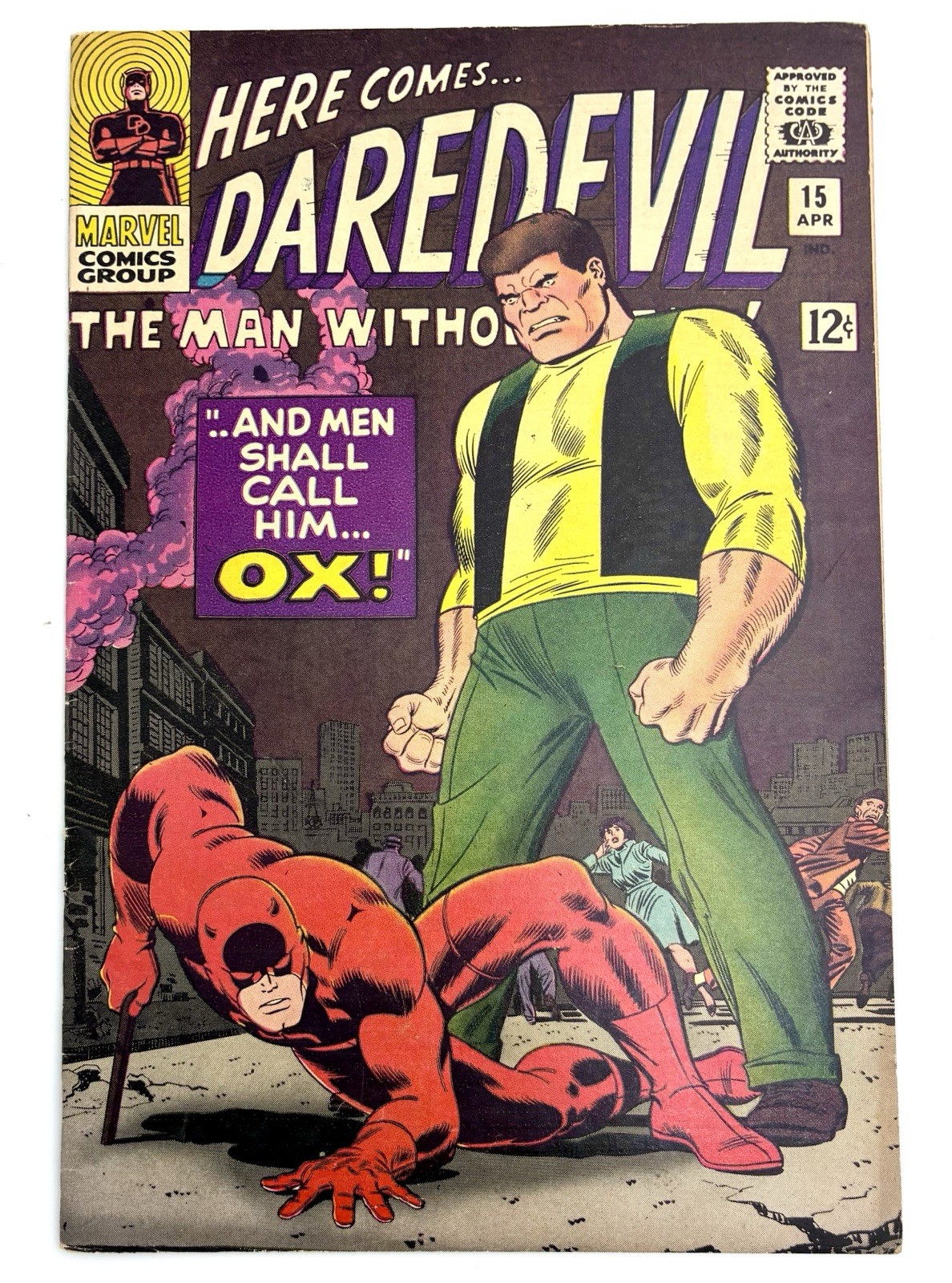 Daredevil #15 1966 6.5 F+ 🔑 1st Ox