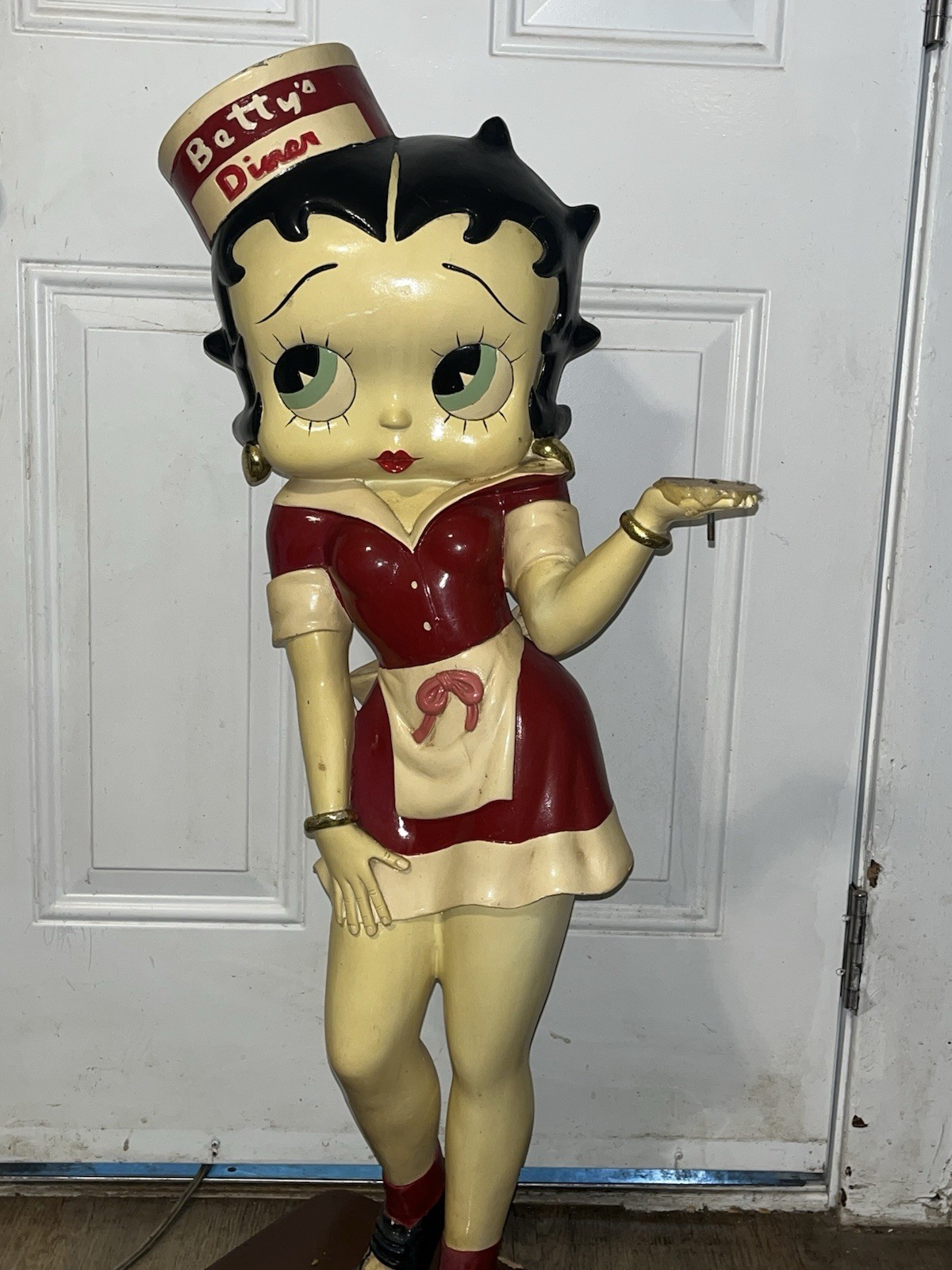 Betty Boob 36” Large Retro Diner Cafe Statue Figurine
