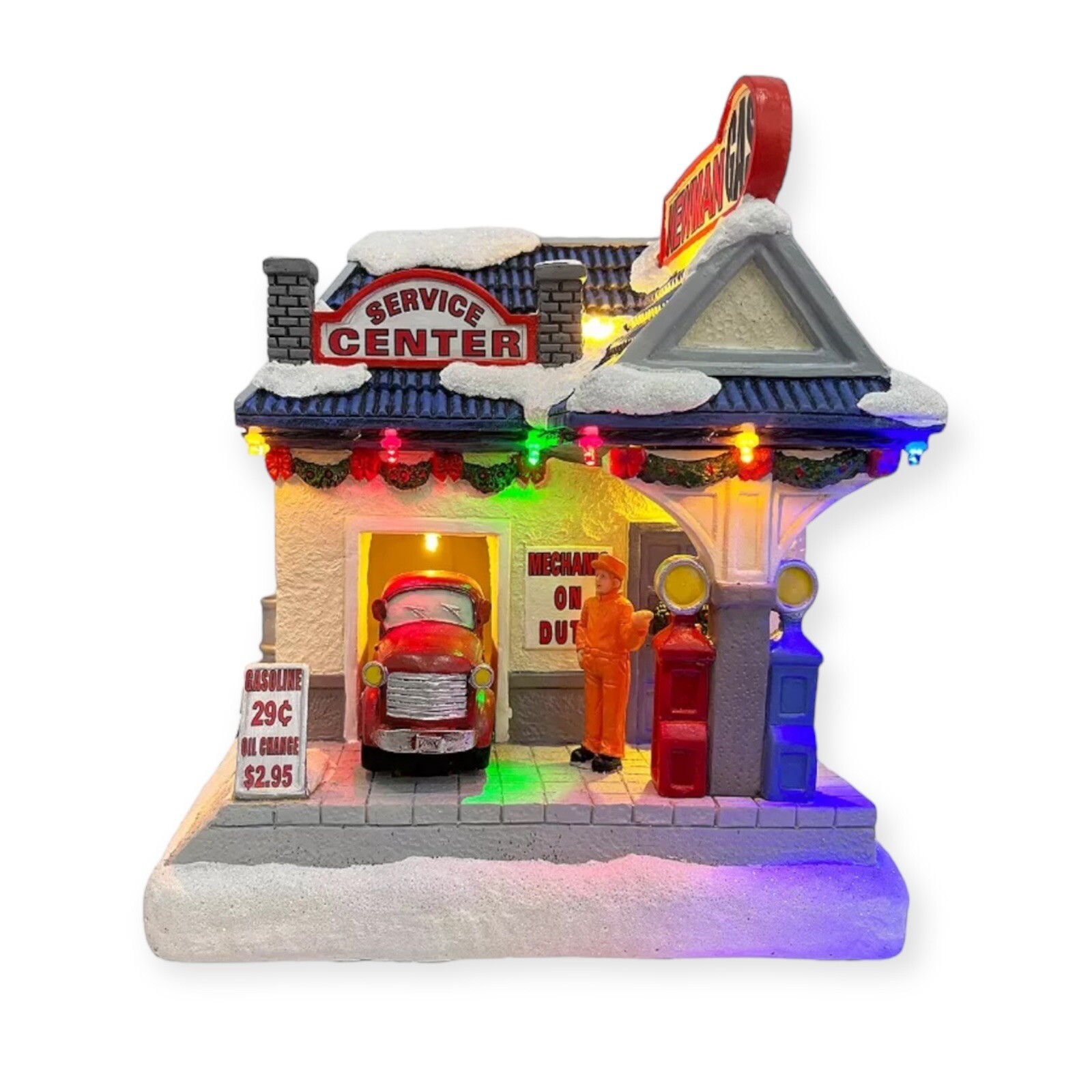 2023 St. Nicholas Square Village Gas Service Center Music, Motion, Lighted NEW 2023 St. Nicholas Square Village Gas Service Center Music, Motion, Lighted NEW