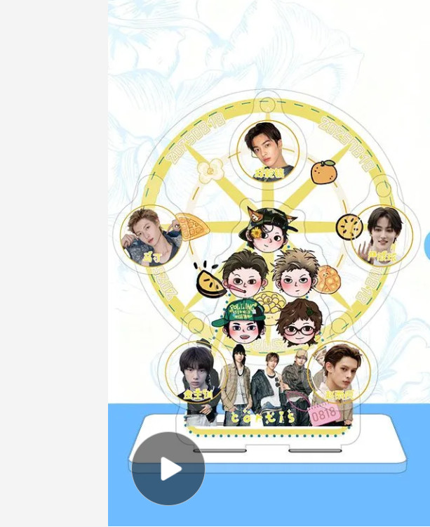 Hot Cortis Martin James Juhoon Seonghyeon Ferris Wheel Rotating Acrylic Model