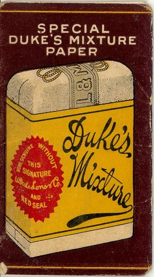 Antique DUKE'S SPECIAL MIXTURE CIGARETTE ROLLING PAPERS VG