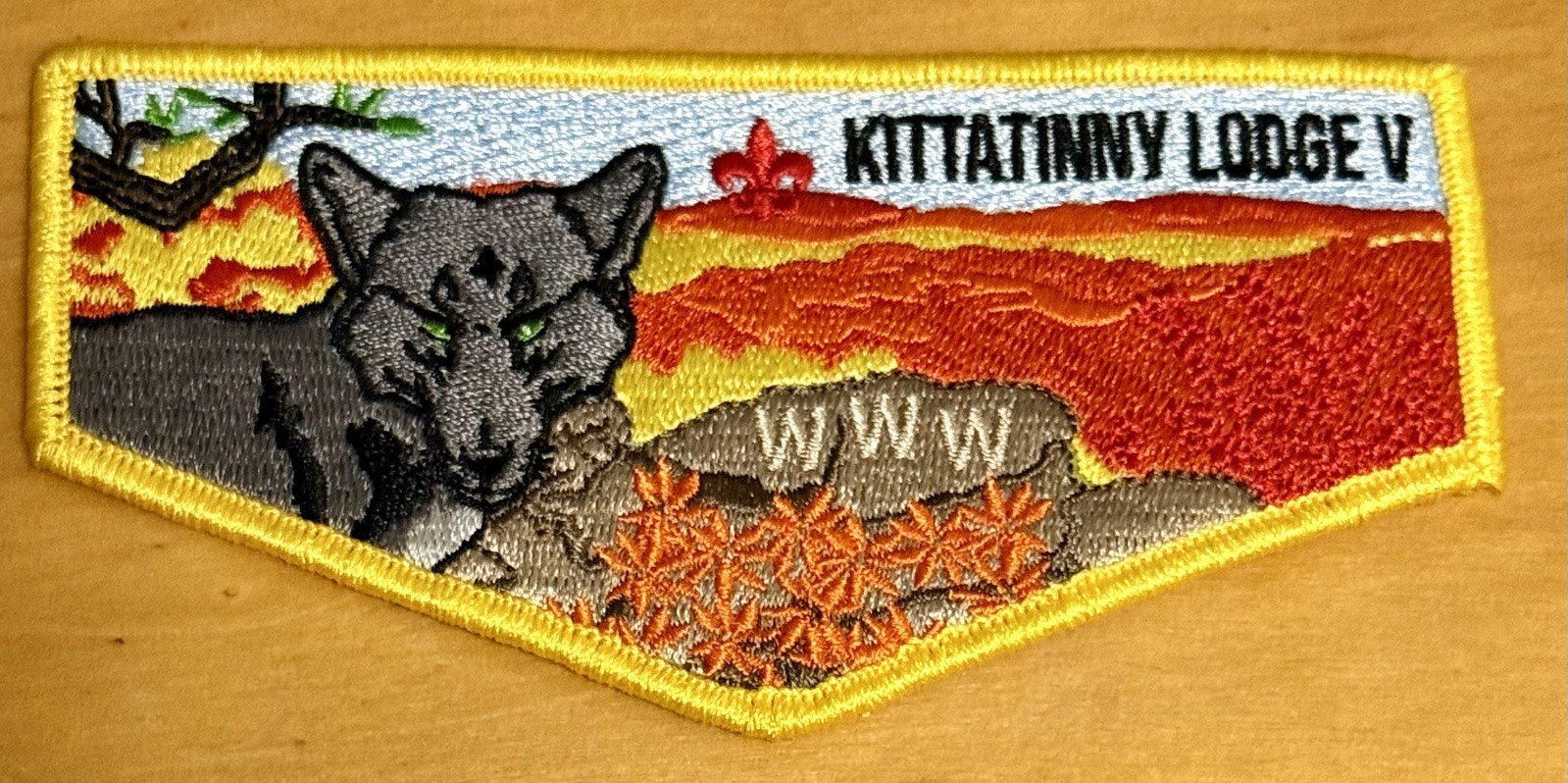 Kittatinny Lodge 5 OA Flap Hawk Mountain Council