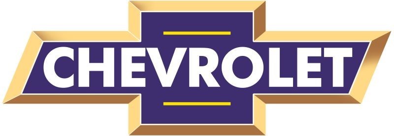Chevrolet Dealer Style Bow Tie in Blue & Gold NEW Sign 36