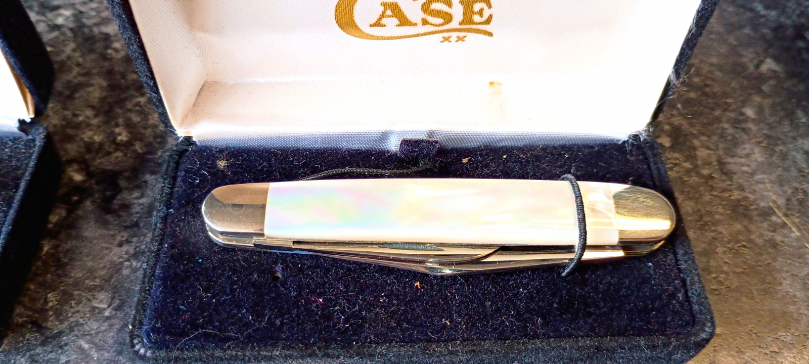 Case XX Model XX Pearl White Handle jack 1983