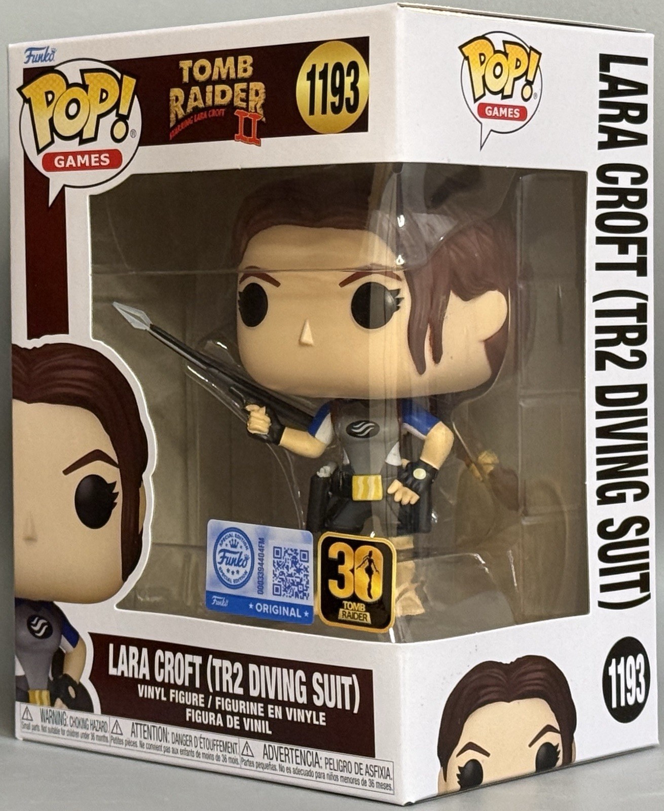 Funko Pop Tomb Raider Lara Croft (TR2 Diving Suit) #1193