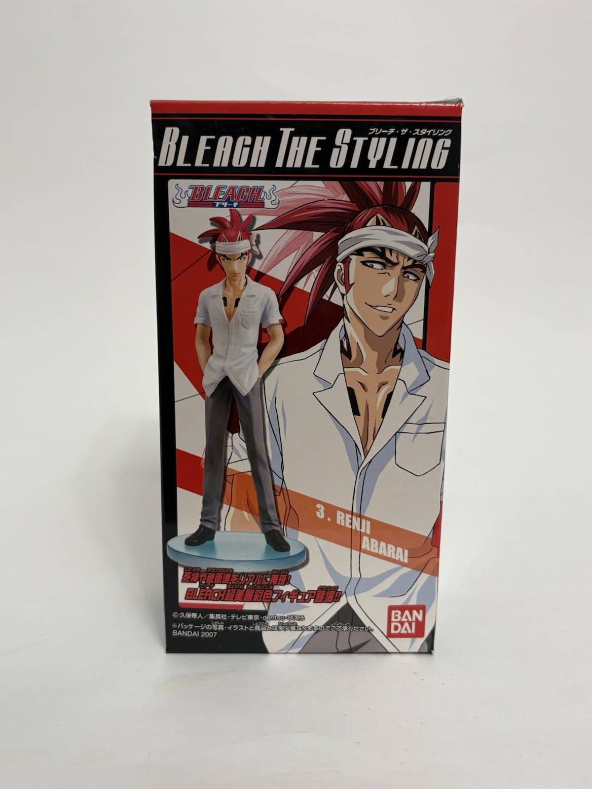 Bandai Bleach The Styling Renji Abarai Figure Box #3 2007 Anime MPN 727291