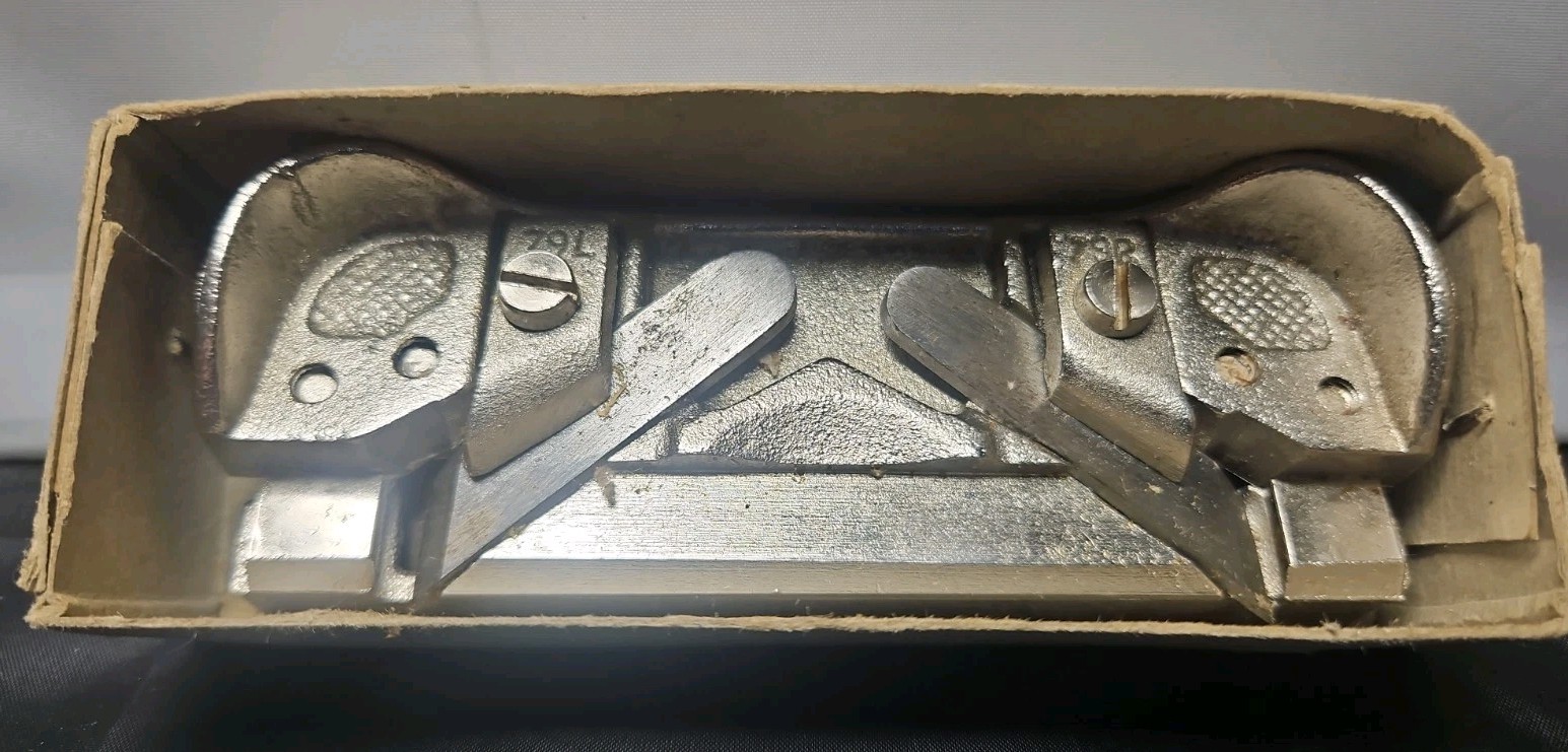 Vintage KUNZ No. 79 Right & Left Side Rabbet Plane Germany Older Style w/ Box