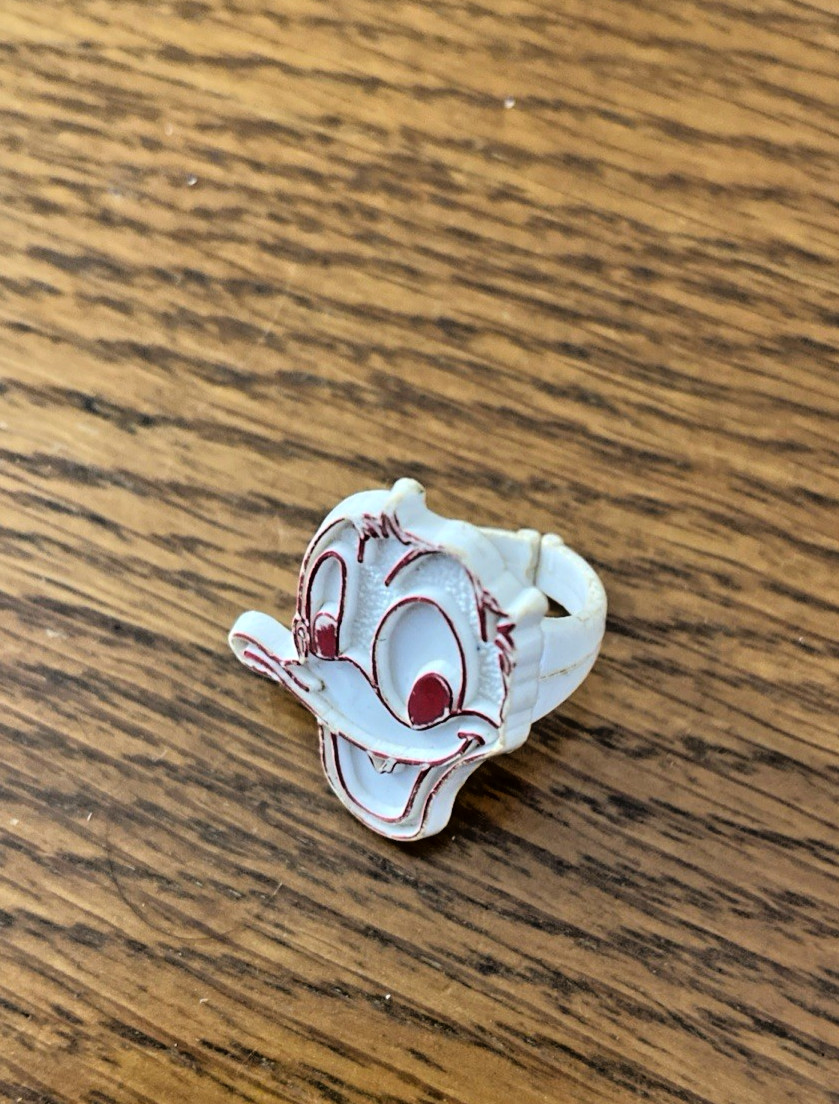Vintage 1960's Disney Donald Duck Plastic Ring Adjustable