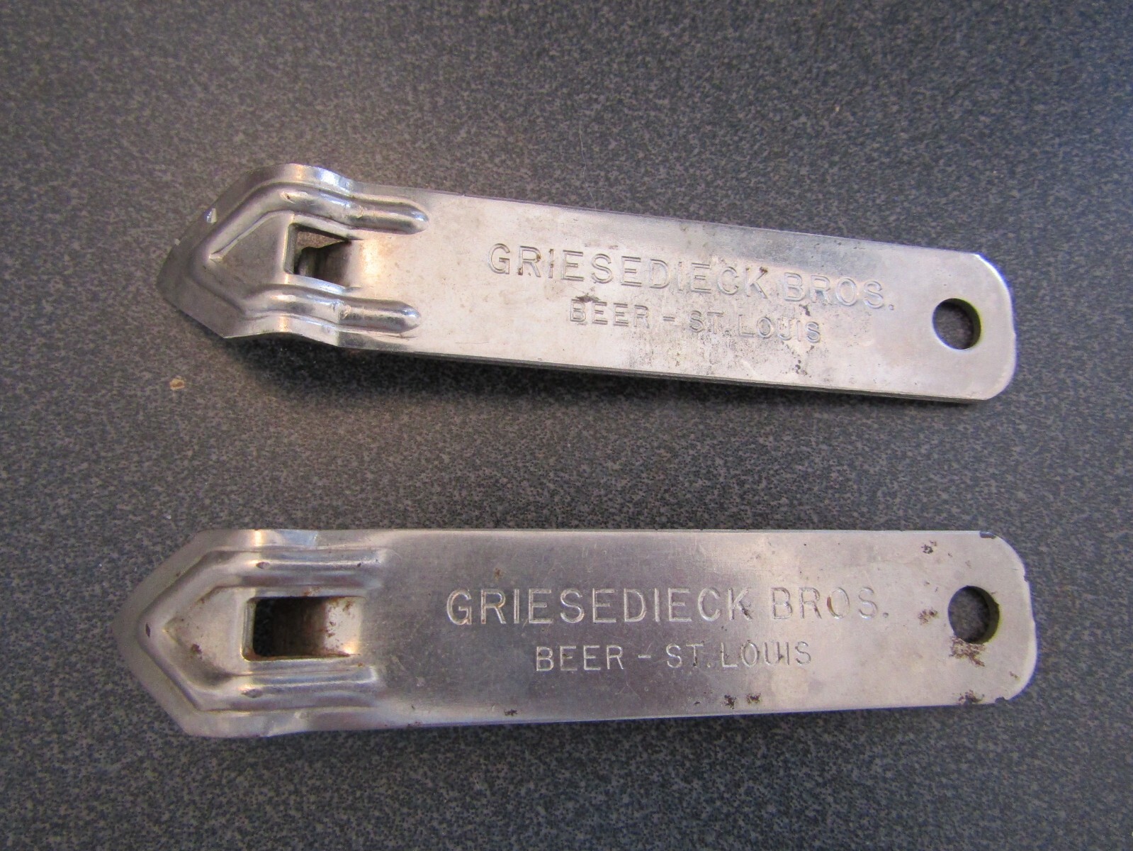 2 Griesdieck Brothers Beer Openers 2 Griesdieck Brothers Beer Openers