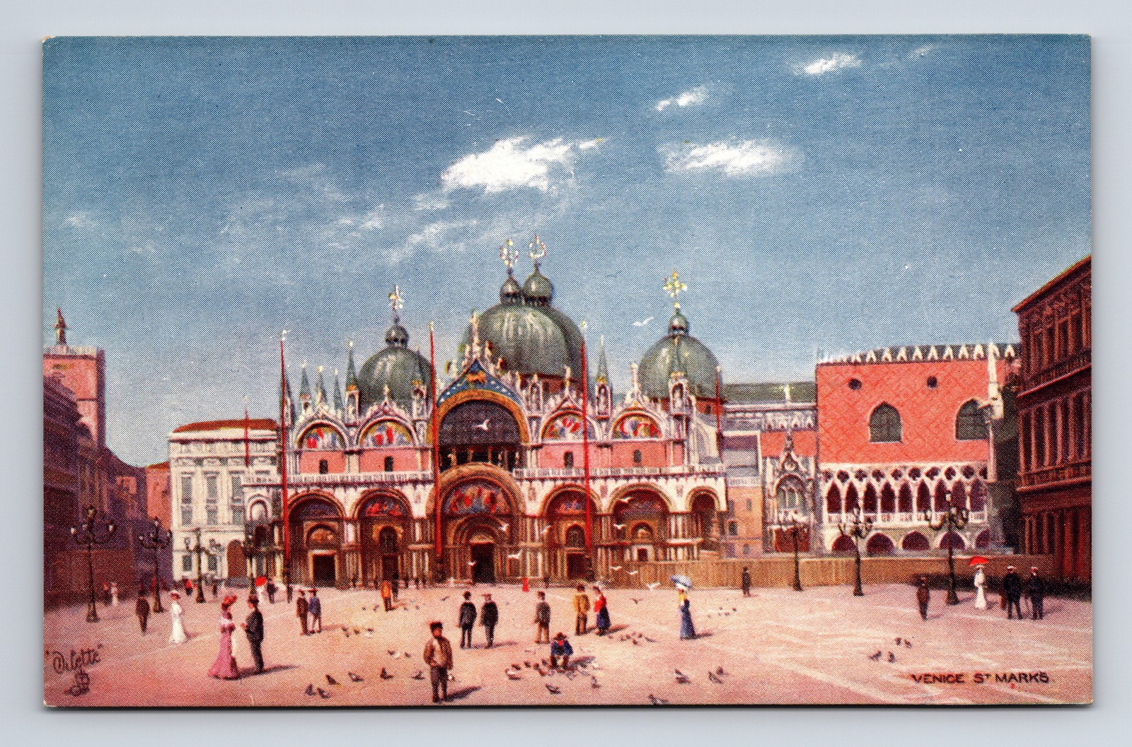 Rialto Bridge Gondolas Canals of Venice Italy Raphael Tuck\'s Oilette Postcard Rialto Bridge Gondolas Canals of Venice Italy Raphael Tuck\'s Oilette Postcard