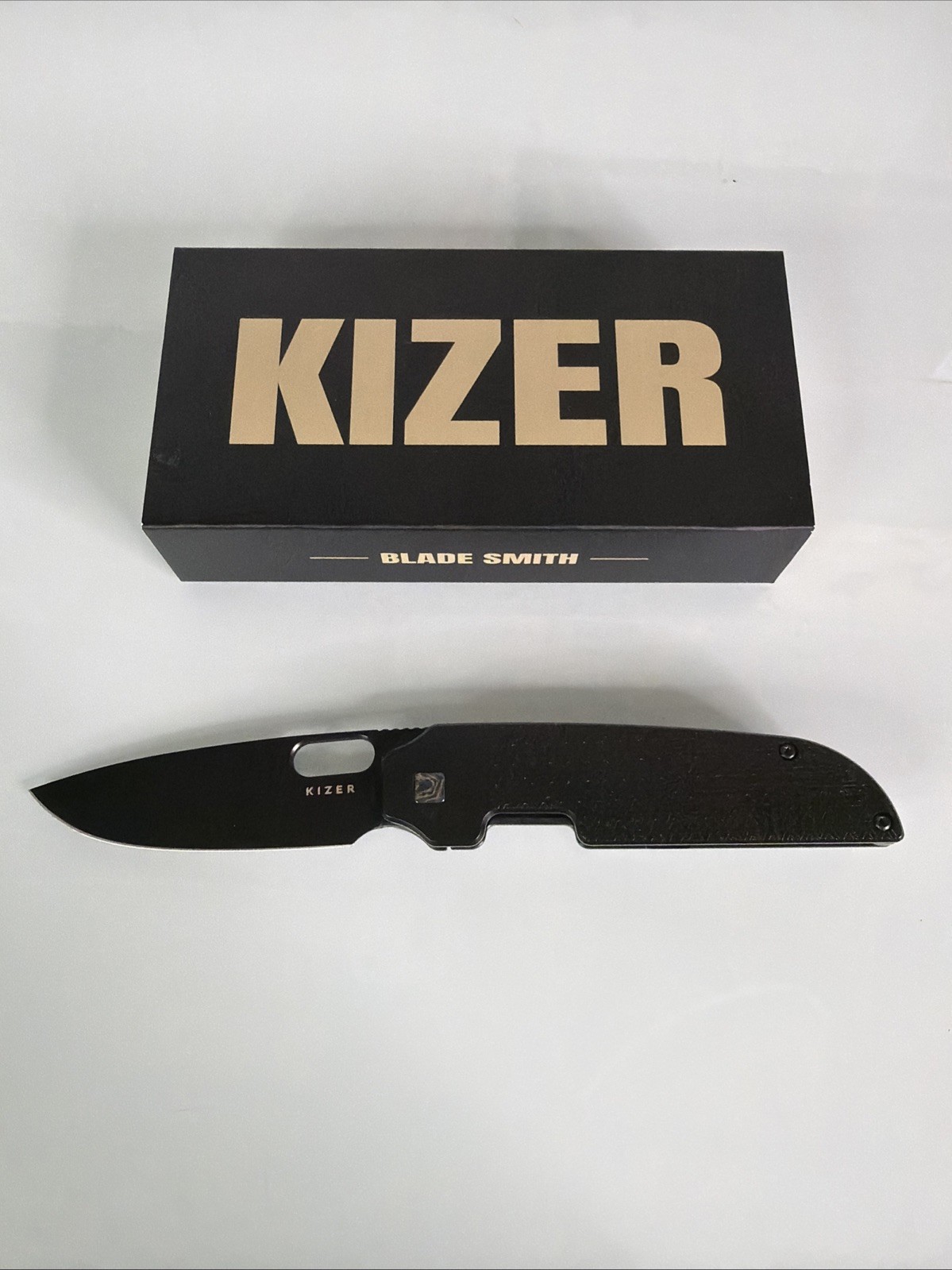 New Kizer Cutlery Varatas Framelock Black KI3637A2