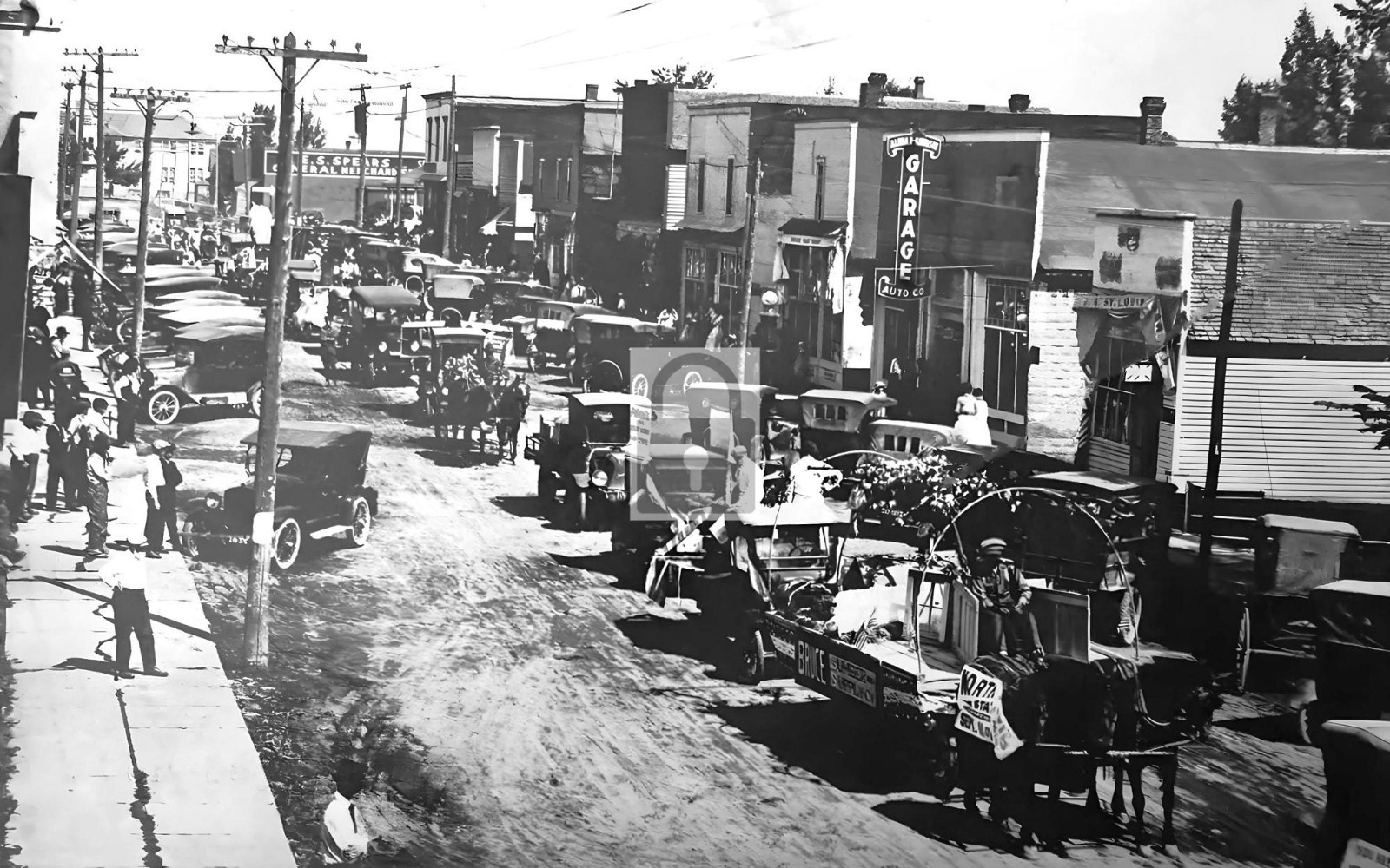 Street View Auto Garage Bruce Wisconsin WI - Reprint