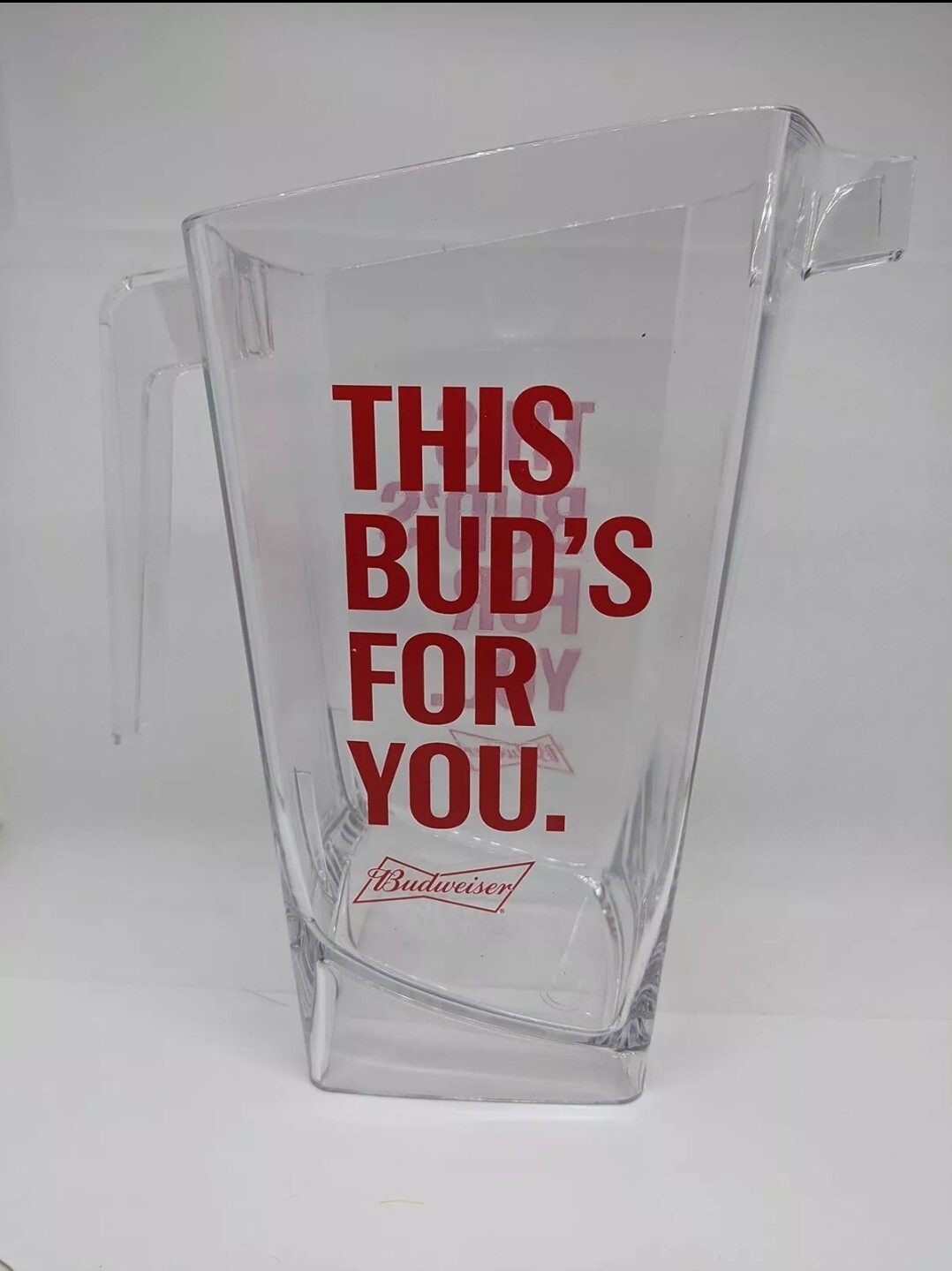 Budweiser Pitcher - 64 Ounces Budweiser Pitcher - 64 Ounces