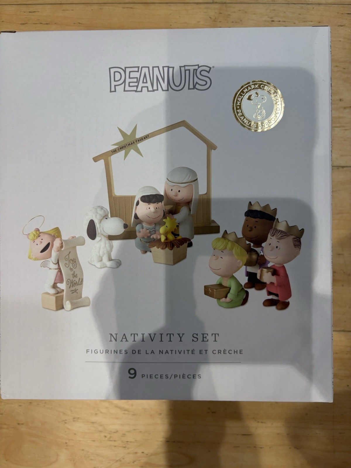 Peanuts Nativity Set By Hallmark- 9 Piece Set