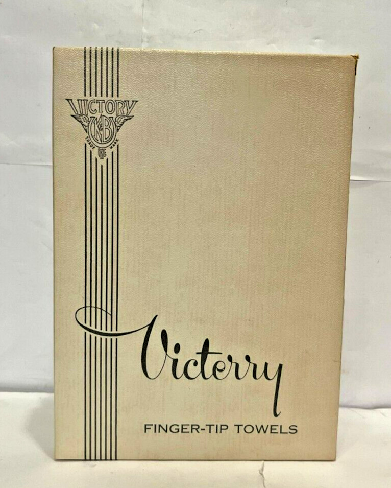 NOS Vintage Victory K&B Finger Towels W/ Soaps Early 1900's Please Read