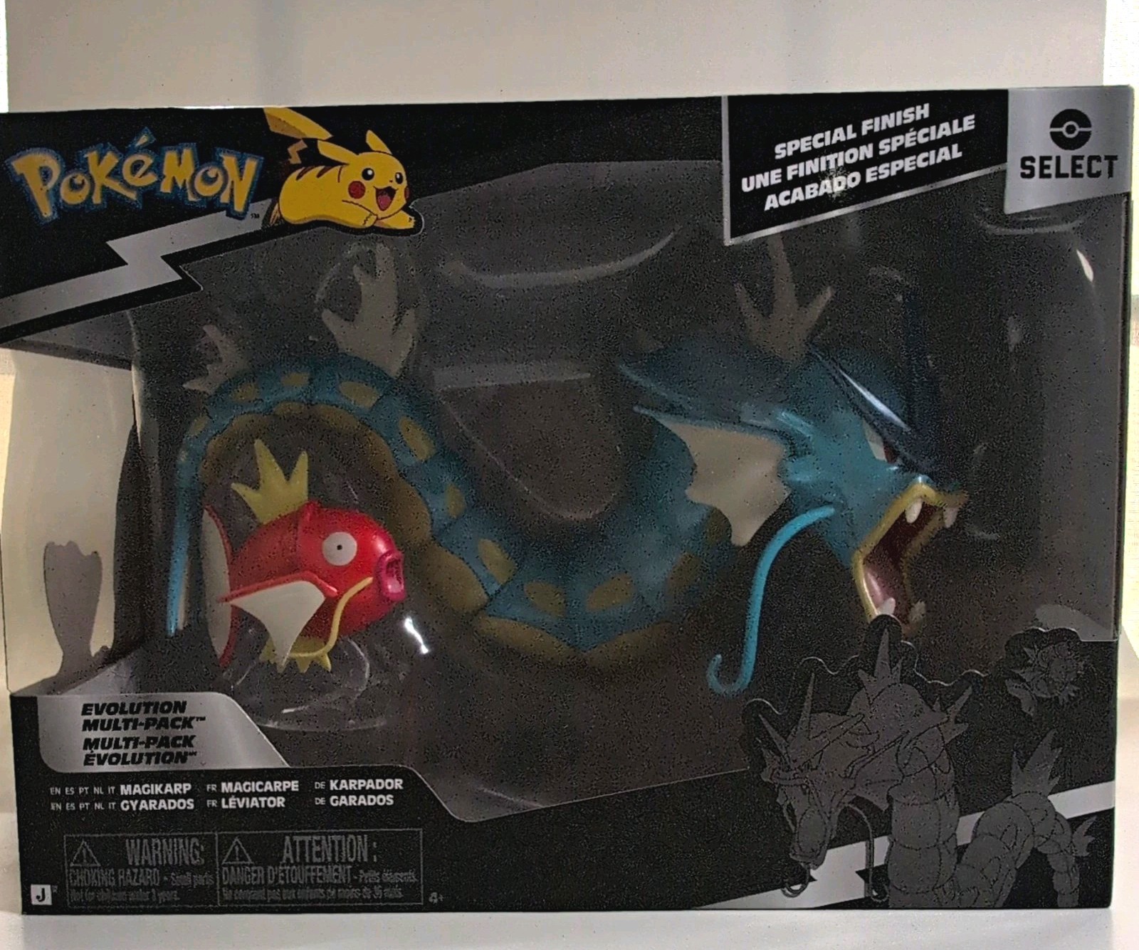 Pokémon Select Special Finish Magikarp & Gyarados Figures Set Boxed Unopened