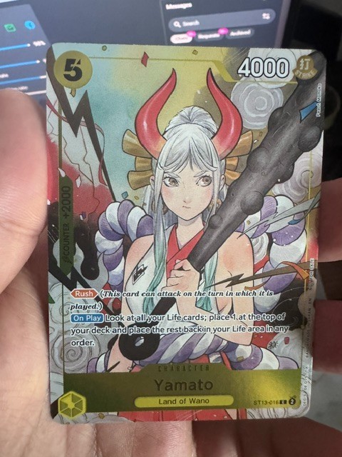 YAMATO ST13-016 PEACH MOMOKO Alt Art DASH PACK One Piece TCG YAMATO ST13-016 PEACH MOMOKO Alt Art DASH PACK One Piece TCG