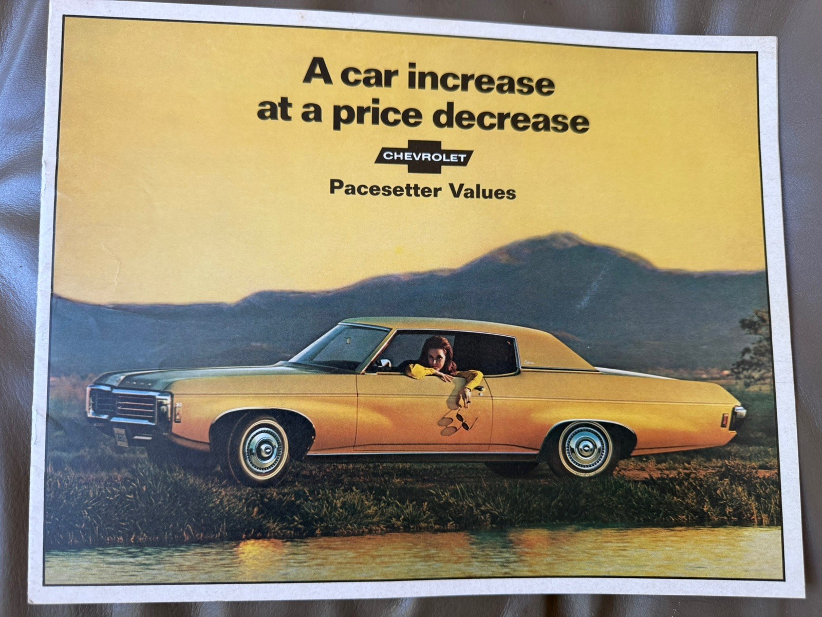 1969 Chevrolet Pacesetter Values Full Line Vehicle Brochure 1969 Chevrolet Pacesetter Values Full Line Vehicle Brochure