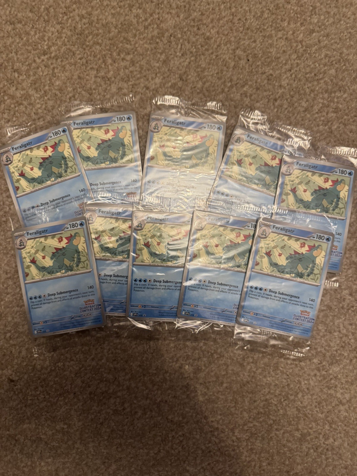 10 x Pokemon TCG Illustration Contest 2024 Promos SVP213 214 215 Pikachu SEALED