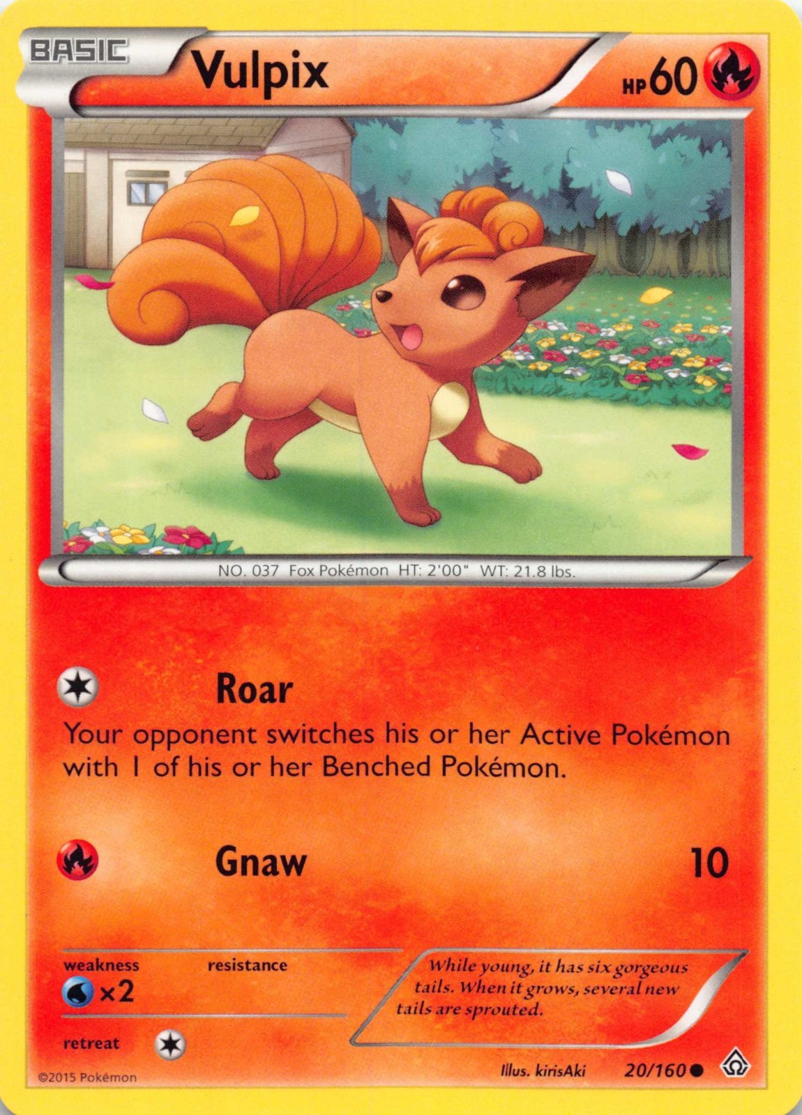 Vulpix 20/160 Common LP