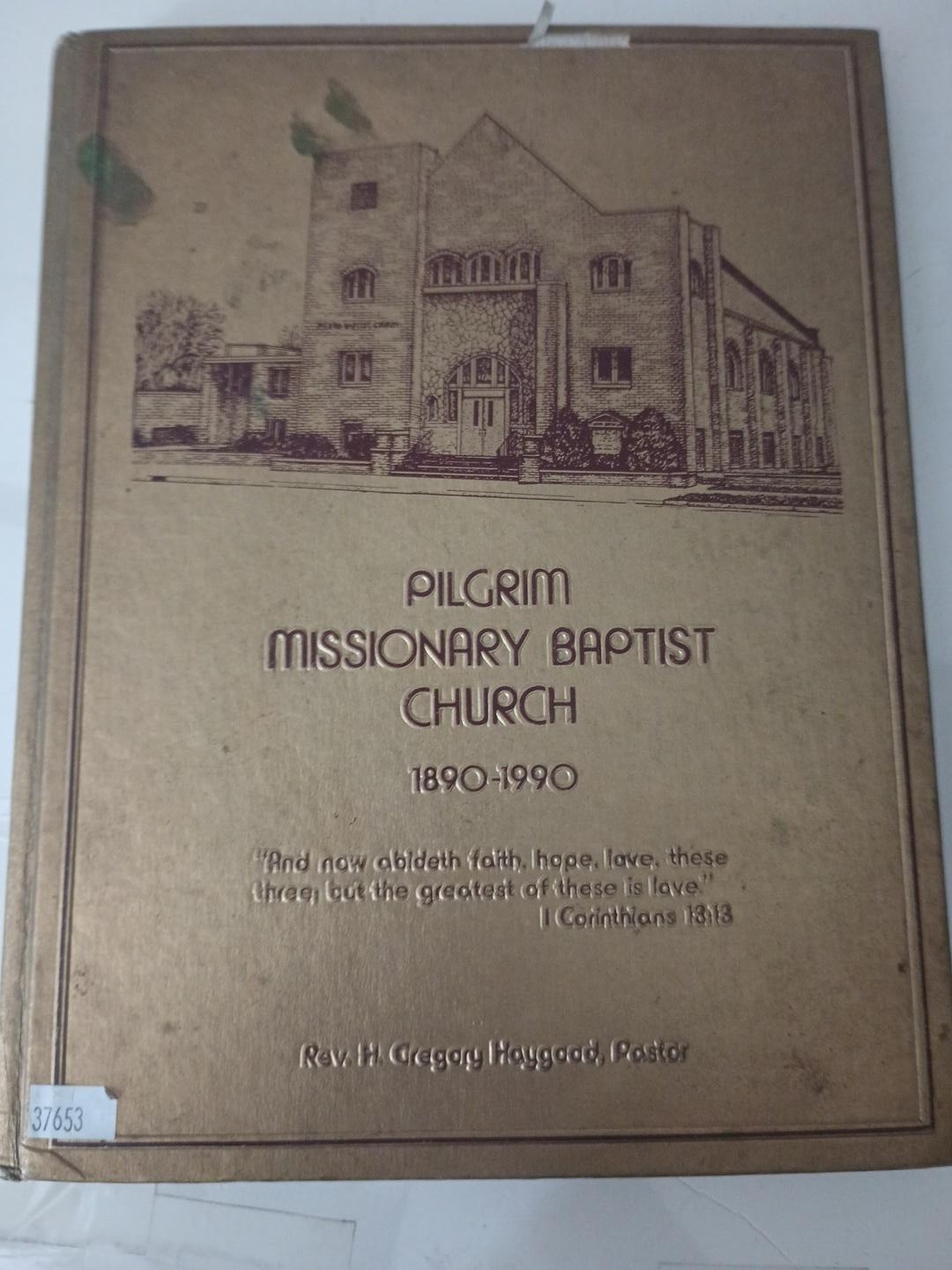 RARE 1990 Pilgrim Baptist Church 100th Anniversary Black History South Bend IN