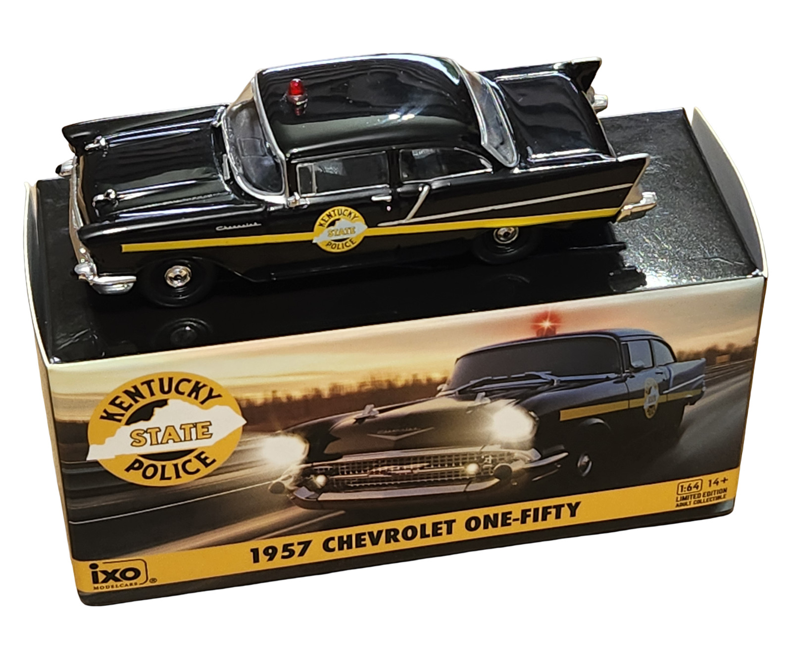 IXO America 1:64 1957 Chevrolet One-Fifty Kentucky State Police IA64015