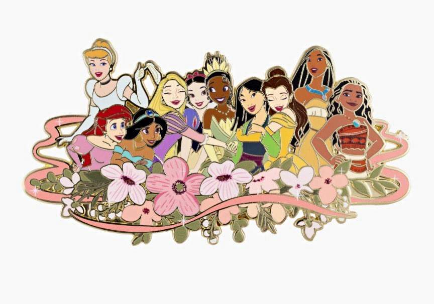 Pink a la Mode PALM Disney Princess Jumbo Collectible Pin LE 500 PRE ORDER CONF Pink a la Mode PALM Disney Princess Jumbo Collectible Pin LE 500 PRE ORDER CONF
