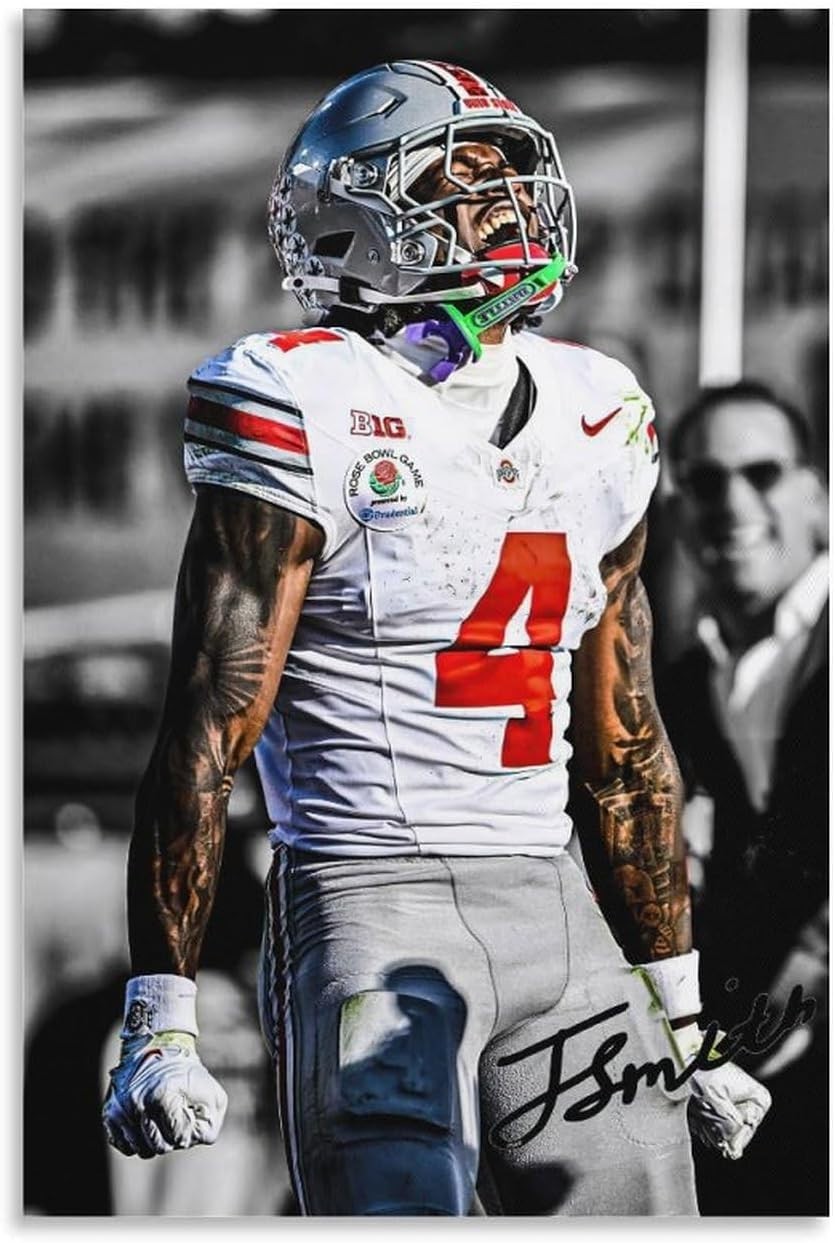 Jeremiah Smith Poster  Sports Wall Art Print Home Decor Bedroom Living Room24x36
