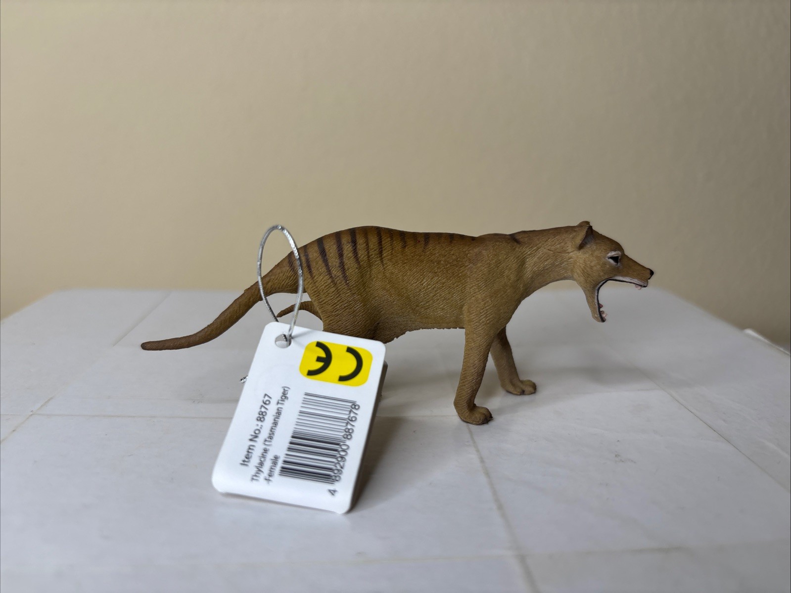 Collecta Thylacine Prehistoric Mammal Figure Rare Retired Collectible 2016 Collecta Thylacine Prehistoric Mammal Figure Rare Retired Collectible 2016