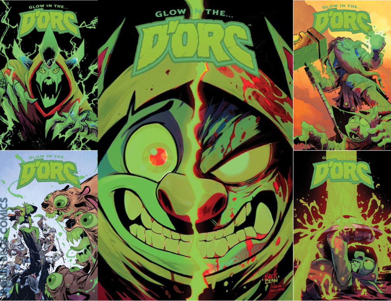Dorc #1-5 5th Glow In The Dorc Variant Bundle (PRESALE 11/25/26)