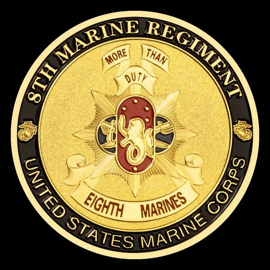 Marines 8th Regiment Challenge Coin Eighth Collectible Commemorative 1-pc
