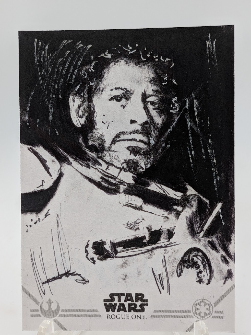 2016 Topps Star Wars Rogue One Saw Gerrera BC Hepner Sketch Card by BC Hepner 2016 Topps Star Wars Rogue One Saw Gerrera BC Hepner Sketch Card by BC Hepner