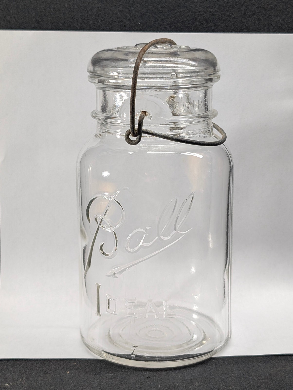 Vintage 1923-1933 Ball Ideal Quart Clear Glass Lid Mold#'s 4 5 9 12 13