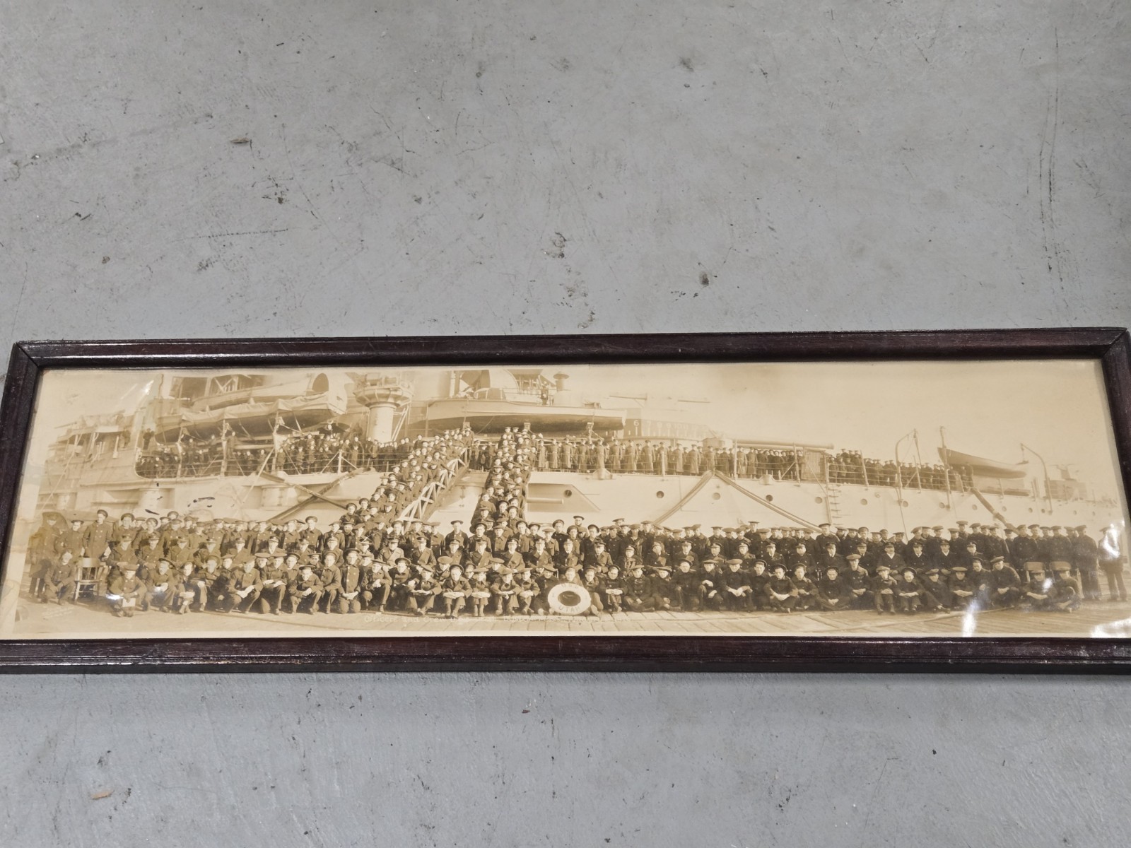 Rare Scarce USS Utah 1926 Original Panoramic Photograph Military Ship Crew Photo Rare Scarce USS Utah 1926 Original Panoramic Photograph Military Ship Crew Photo