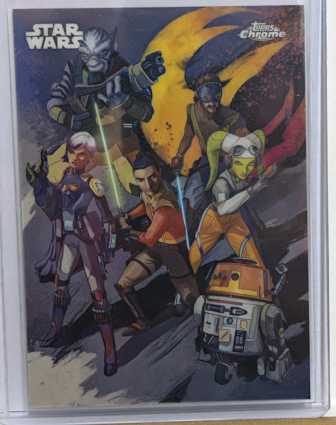 2026 Topps Chrome Star Wars #SQUAD-6 Phoenix Squadron Original Art Factions SP