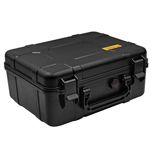 Cigar Caddy 40-Cigar Waterproof Travel Humidor, Super Strong Structure Black Cigar Caddy 40-Cigar Waterproof Travel Humidor, Super Strong Structure Black