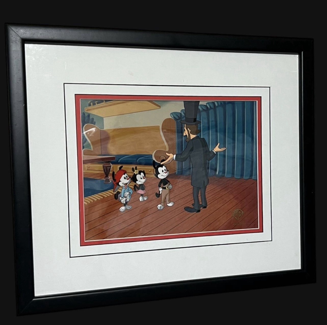 Animaniacs “Four Score And Seven Migraines Ago” Animation Production Cel W/ COA