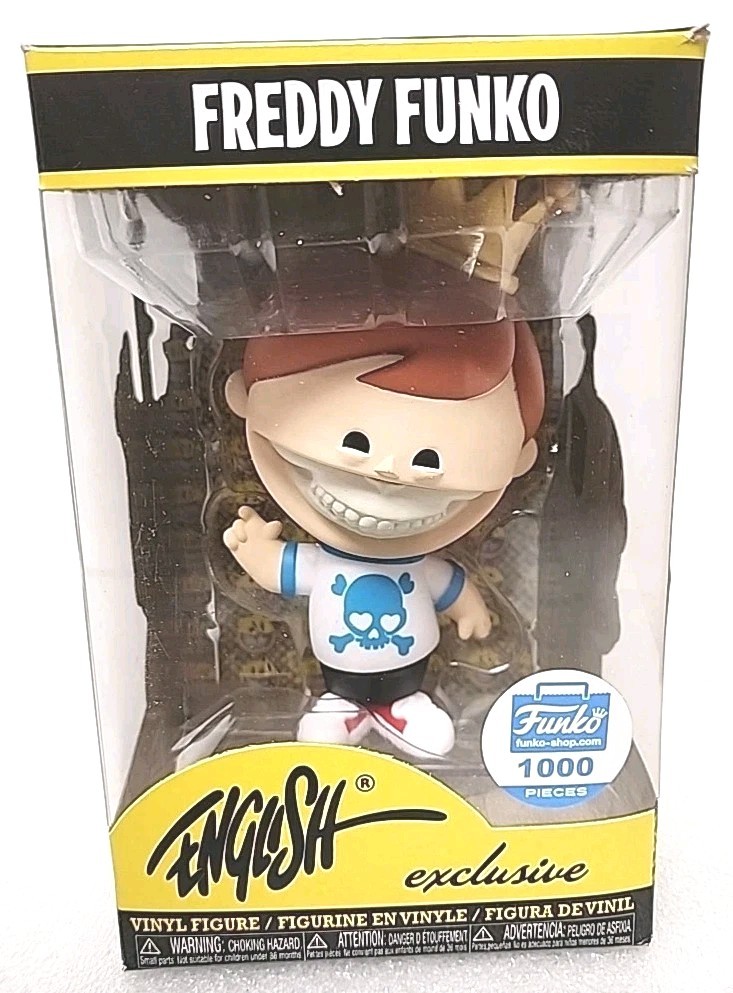 Funko Pop Vinyl Freddy Ron English White Blue Limited Edition 1000 Funko Pop Vinyl Freddy Ron English White Blue Limited Edition 1000