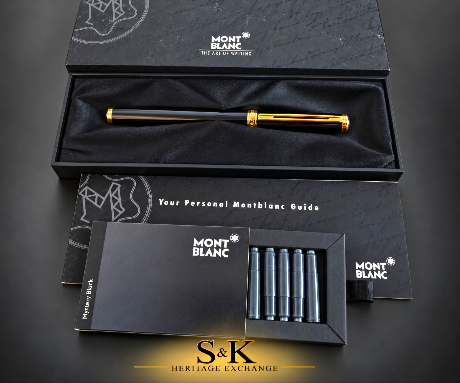 Montblanc Noblesse Oblige Fountain Pen — 14K 585 Gold Nib, Medium, Box & Papers Montblanc Noblesse Oblige Fountain Pen — 14K 585 Gold Nib, Medium, Box & Papers