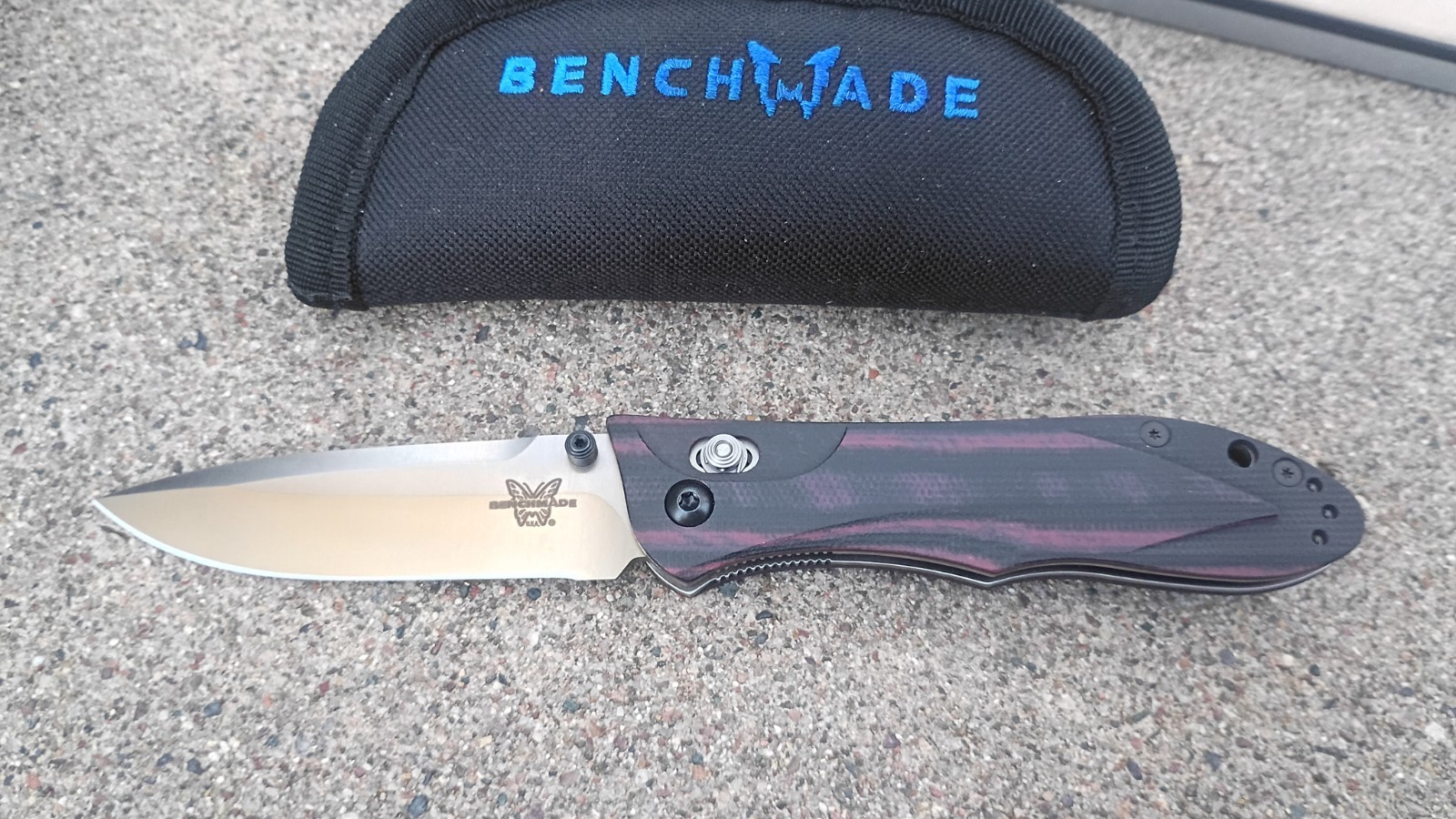 Benchmade Ares 730 Elishewitz / Carbon Fiber Backspacer / Rare / Vintage Benchmade Ares 730 Elishewitz / Carbon Fiber Backspacer / Rare / Vintage