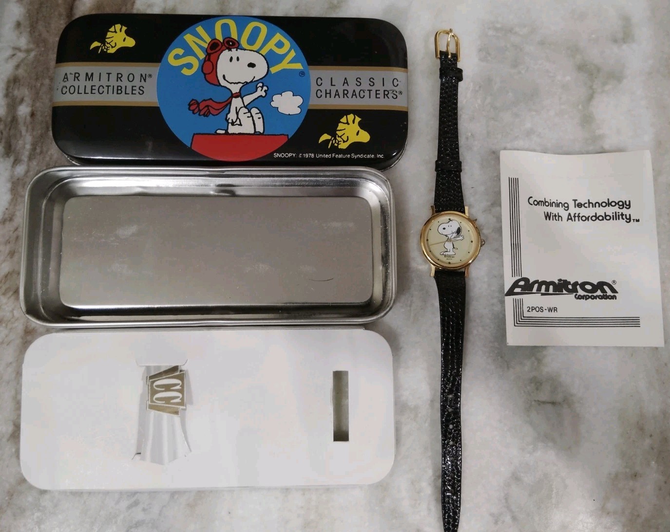 Vintage 1978 Armitron United Feature Syndicate Watch Leather Band – One Owner 