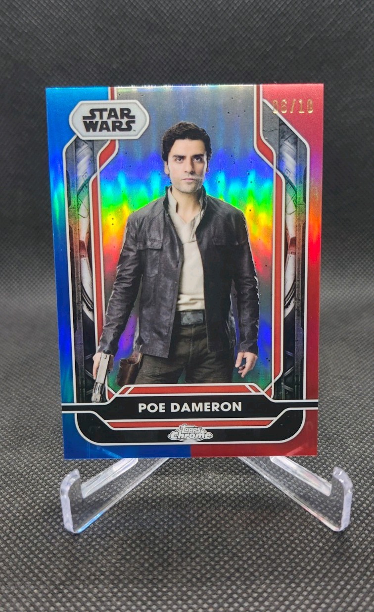 2024 Topps Chrome Star Wars #/10 Costco Poe Dameron #114 2024 Topps Chrome Star Wars #/10 Costco Poe Dameron #114