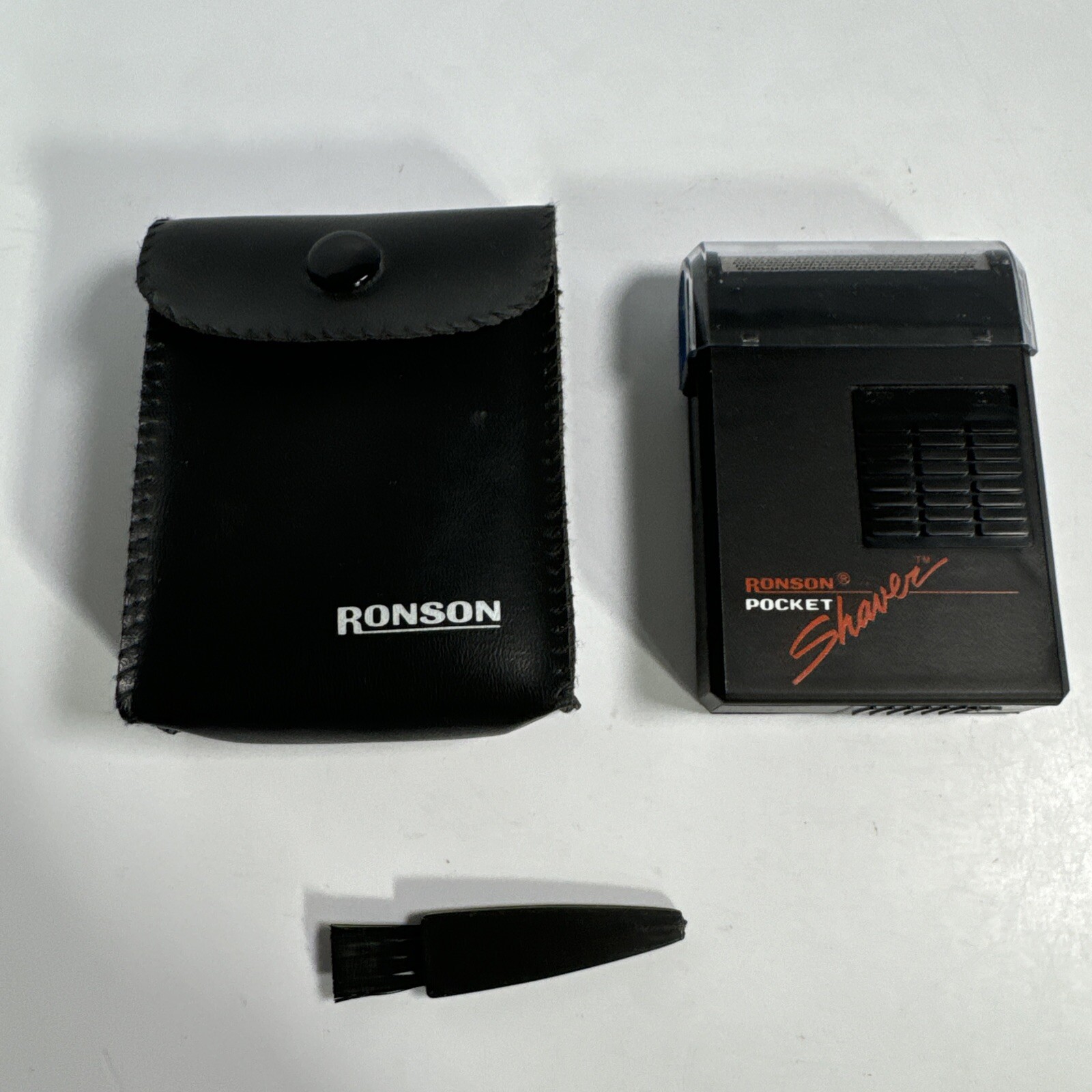 Rare Vintage Ronson Pocket Shaver BR-1 W/ Case Battery Operated Tested Clean Rare Vintage Ronson Pocket Shaver BR-1 W/ Case Battery Operated Tested Clean