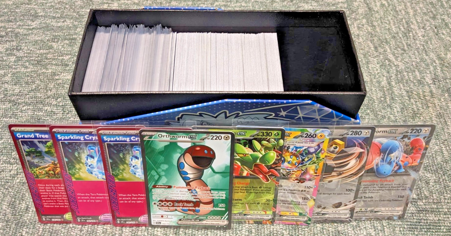 Pokemon ETB English Stellar Crown Bulk Job Lot (With EX/RH/Holos) NM [#18]
